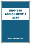 ENG1515 ASSIGNMENT 1 ANSWERS  2024