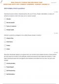  WGU: HEALTH, FITNESS AND WELLNESS C458 QUESTIONS WITH 100% CORRECT ANSWERS /ALREADY GRADED A+