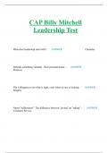 CAP Billy Mitchell Leadership Test 2024