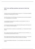 QAL Laws and Regs questions and answers latest top score.