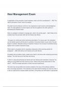 Hesi Management Exam Questions and Answers Latest Update (A+ GRADED 100% VERIFIED)