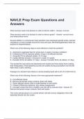 NAVLE Prep Exam Questions and Answers
