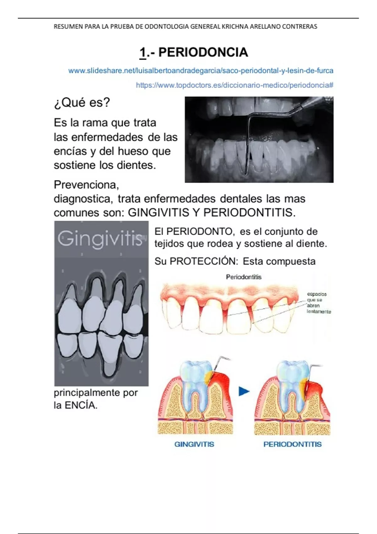 Sumario Resumen completo de que trata cada area - Tecnico en ...