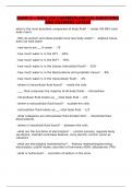 EXAM 3 -- BIOS 256 CHAMBERLAIN/155 QUESTIONS AND ANSWERS LATEST