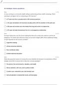  HESI COMMUNITY HEALTH PRACTICE EXAM LATEST UPDATE WITH VERIFIED QUESTIONS AND ANSWERS /GRADED A 