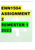 ENN1504 ASSIGNMENT 2 SEMESTER 1 2023