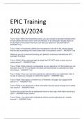 EPIC Training 2023//2024