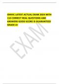 OMVIC LATEST ACTUAL EXAM 2024 WITH  110 CORRECT REAL QUESTIONS AND  ANSWERS GOOD SCORE IS GUARANTEED  GRADE A+