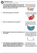 WGU D199 lesson quiz (Introduction to Physical and Human Geography) Questions & Answers, Graded A+!!