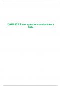 DANB ICE Exam questions and answers 2024