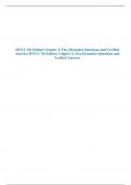 IFSTA 7th Edition Chapter 4: Fire Dynamics Questions and Verified Answers IFSTA 7th Edition Chapter 4: Fire Dynamics Questions and Verified Answers