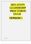 2023 ATI PN & RN LEADERSHIP EXAMS QUESTIONS AN ANSWERS.