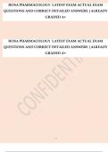 HOSA PHARMACOLOGY LATEST EXAM ACTUAL EXAM QUESTIONS AND CORRECT DETAILED ANSWERS |ALREADY GRADED A+ HOSA PHARMACOLOGY LATEST EXAM ACTUAL EXAM QUESTIONS AND CORRECT DETAILED ANSWERS |ALREADY GRADED A+