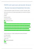 NR 509 week 6 quiz neuro and musculo Advanced Physical Assessment (Chamberlain University).docx