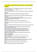 ACAS Review Questions and Answers  with complete solution  Components of an Active Vulnerability Scan consist of: A policy, credentials, scan zone, schedule, ________, and _________. Repository and Target List ______ are administrative level usernames and