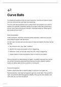 Medicine MMI/Panel Curve Balls Topic Summary Notes