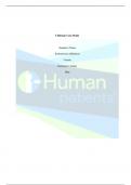 I-Human Case Study Student’s Name Institutional Affiliation Course Instructor’s Name Date I-Human Case Study Patient Information Name – T.C. Age – 2 years. Gender – female. Subjective Chief Complaint: “Runny nose, cough, and fever.” HPI: The 2-year-old fe