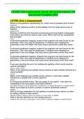 LETRS Unit 4 Assessment Test & All Sections quizzes 1-8 (answered) Complete 2022