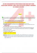 ATI RN FUNDAMENTALS PROCTORED EXAM 2020 WITH NGN  QUESTIONS VERSION 1 AND 2 WITH DETAILED CORRECT ANSWERS  /A+ GRADE ASSURED 