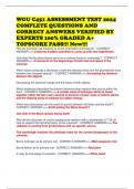 WGU C451 ASSESSMENT TEST 2024 COMPLETE QUESTIONS AND CORRECT ANSWERS VERIFIED BY EXPERTS 100% GRADED A+ TOPSCORE PASS!!! New!!!