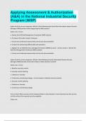 Applying Assessment & Authorization (A&A) in the National Industrial Security Program (NISP) Questions and answers latest update 