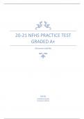 20-21 NFHS PRACTICE TEST GRADED A+