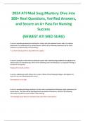 ATI MED SURG MASTERY 