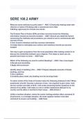 SERE 100.2 ARMY EXAM QUESTIONS WITH COMPLETE SOLUTIONS 2024/2025( A+ GRADED 100% VERIFIED).