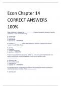 BUNDLE FOR ECON 1040 CH 12 QUESTION AND CORRECT ANSWER .