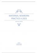 Maternal Newborn Practice A 2023