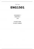 Eng1501 bundle 2024 