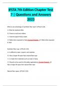 IFSTA 7th Edition Chapter Test 7 | Questions and Answers 2023