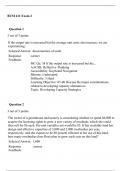 BUSI 411 Exam 2 (Version 2), BUSI 411 OPERATIONS MANAGEMENT, Liberty University. Best Document for exam.