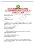 NEW!! ATI COMP 2013 A&B  REVISED ANSWERED QUESTIONS  UPDATED 2024 