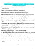 CNA FINAL EXAM/ 100 answered questions for CNA exam 2023/Certified Nursing Assistant / (CNA) Exam