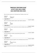 NRNP6541 MIDTERM EXAM LATEST 2022-2023/ NRNP  6541 MIDTERM 2022-2023 What is the most common form of child abuse seen in pediatric primary care? Selected Answer: c. Shaken baby syndrome Which of the following conditions requires urgent inpatient admission