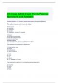 4th Class ABSA Exam Part A Practice Questions and Answers (Graded A)
