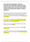 WGU D096 PRE-ASSESSMENT: ESSENTIAL PRACTICES FPR SUPPORTING DIVERSE LEARNER (ACTUAL EXAM) LATEST 2024 WITH 200+ EXPERT CERTIFED QUESTIONSA AND ANSERS I ALREADY GRADED A+ 