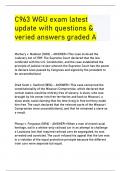 C963 WGU exam latest update with questions & veried answers graded A