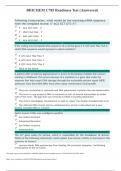 BIOCHEM C785 Readiness Test (Answered) |With Complete Verified Solution