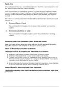 Fund Flow Statements Analysis 