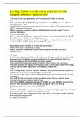 Loa Sign Test #4 exam Questions and Answers with complete Solutions | Updated 2024  The Note is the loan agreement, and it outlines the terms of the loan. True One part of the "TILA- RESPA integrated Disclosure" (TRID) rule that affects signing agen