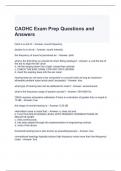 CAOHC Exam Prep Questions and Answers 100% correct 