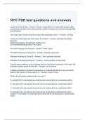 NYC FSD test questions and answers 2024