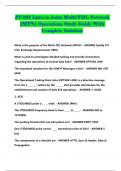 JT-101 Intro to Joint Multi-TDL Network (MTN) Operations Study Guide With Complete Solution