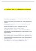   NJ Boating Test Graded A+/latest update.