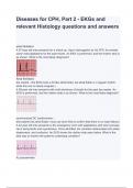 Diseases for CPH, Part 2 - EKGs and relevant Histology questions and answers