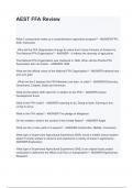 AEST FFA Review What 3 components make up a comprehensive agriculture program? - ANSWER-FFA, SAE, Instruction · Why did the FFA Organization change its name from Future Farmers of America to The National FFA Organization? - ANSWER-· It reflects the divers