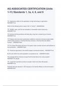 AG ASSOCIATES CERTIFICATION (Units 1-11) Standards 1, 3a, 4, 8, and 9 T/F- Agriscience refers to the application of high technology to agriculture - ANSWER-True Which of the following terms means "life" or "living"? - ANSWER-Bio T/F- Wildlife,