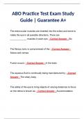 ABO Practice Test Exam Study Guide | Guarantee A+
